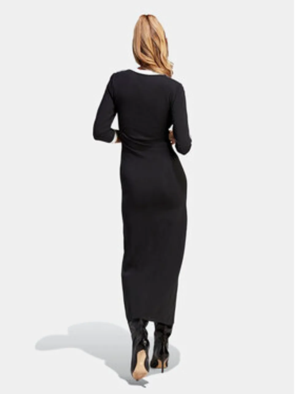 adidas Kleid für den Alltag adicolor Classics IK0439 Schwarz Slim Fit