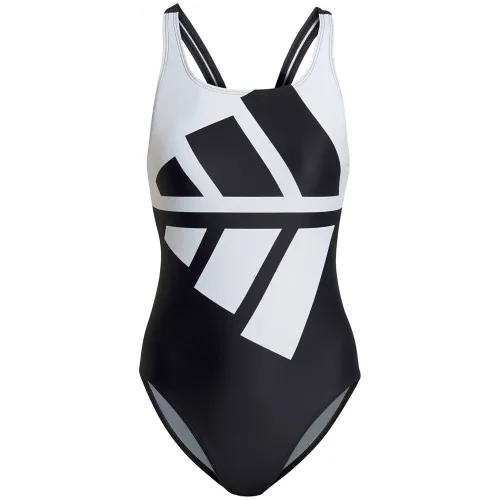 Adidas Logo Graphic Badeanzug Damen schwarz