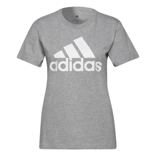 Adidas, Loungewear Essentials Logo, T-Shirt, Mittel Grauer