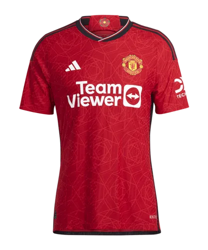 adidas Manchester United Auth. Trikot Home 2023/2024 Rot
