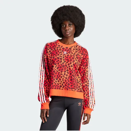 adidas Originals Leopard Luxe Trefoil Sweatshirt