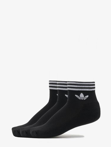 adidas Originals Männer,Frauen Socken Trefoil Ankle 3 Pack in schwarz