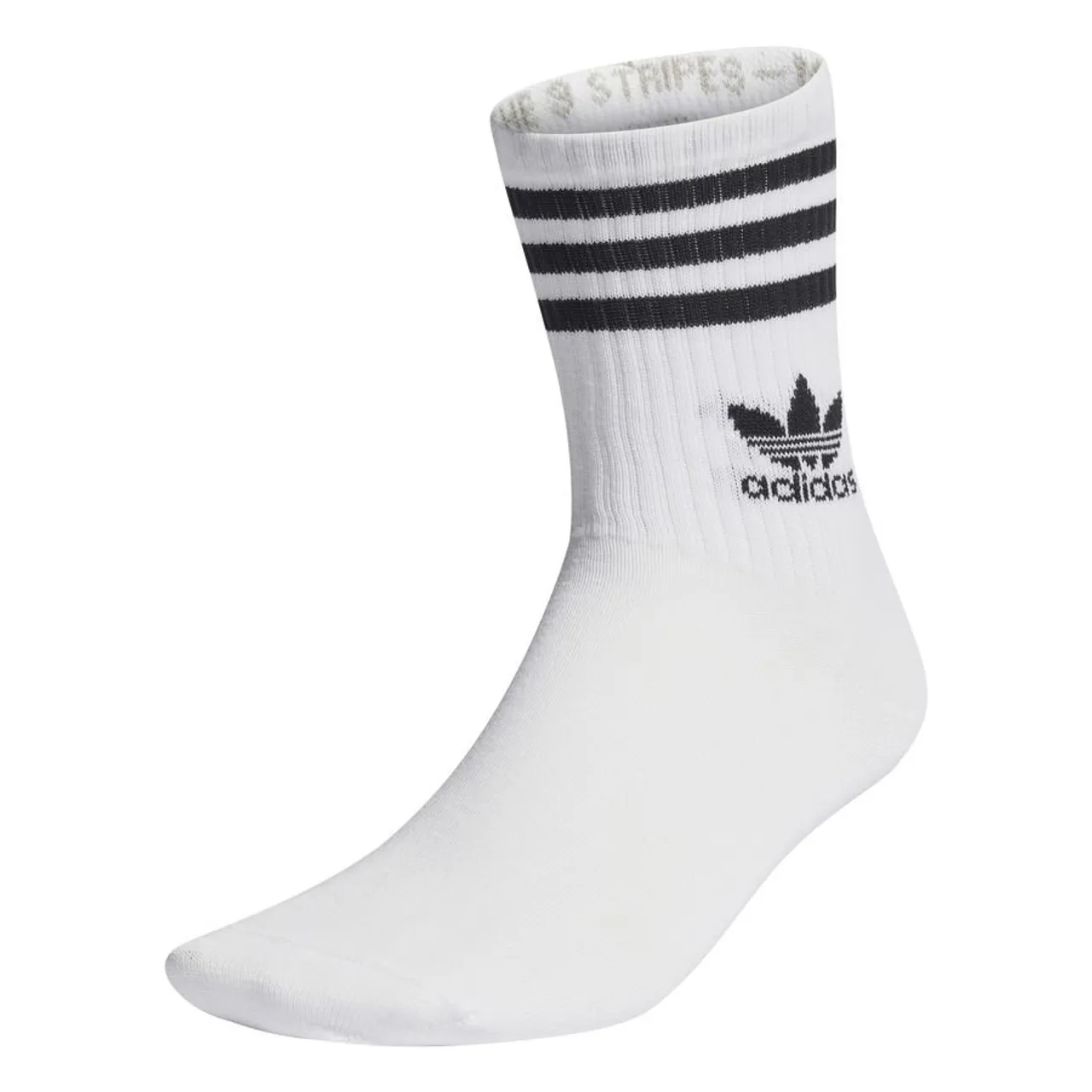 adidas Originals Socken Crew 3er-Pack - Weiß/Schwarz