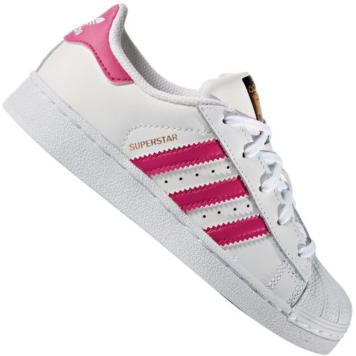 adidas Originals Superstar C Kinder-Sneaker White/Bold Pink
