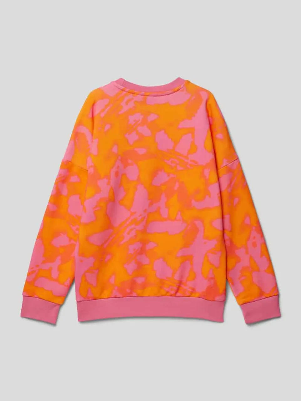 adidas Originals Sweatshirt mit Allover-Print in Pink