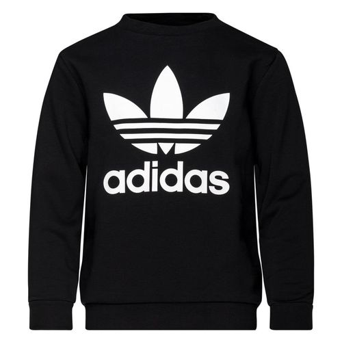 adidas Originals Sweatshirt Trefoil - Schwarz/Weiß Kinder