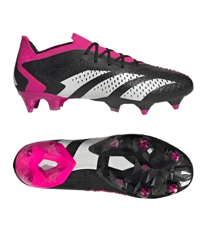 adidas Predator Accuracy.1 L SG Own Your Football Schwarz Weiss Pink