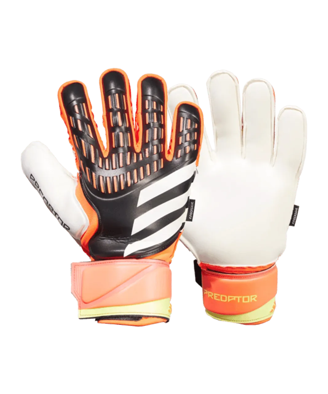 adidas Predator Match FS TW-Handschuhe Solar Energy Schwarz