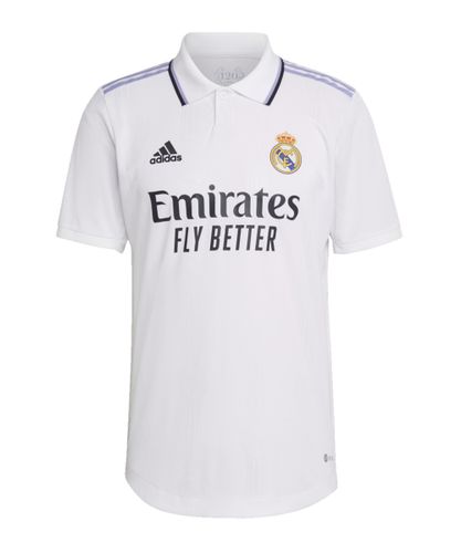 adidas Real Madrid Auth. Trikot Home 2022/2023 Weiss