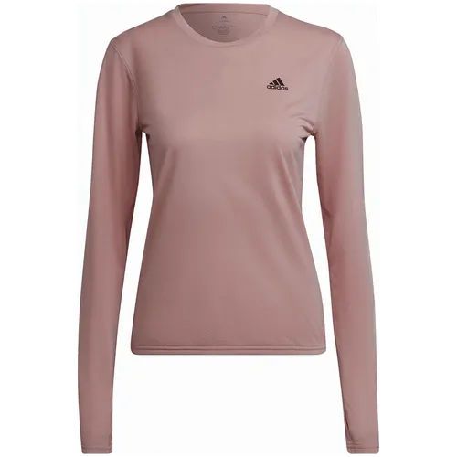 Adidas Run Icons Running Longsleeve Damen rosa