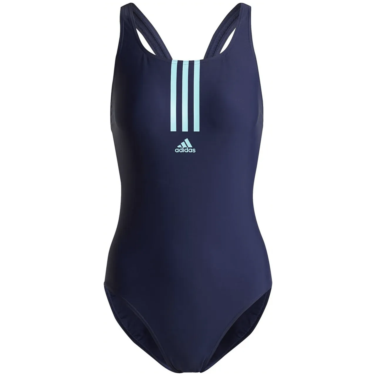 Adidas SH3.RO Mid 3-Streifen Badeanzug Damen blau