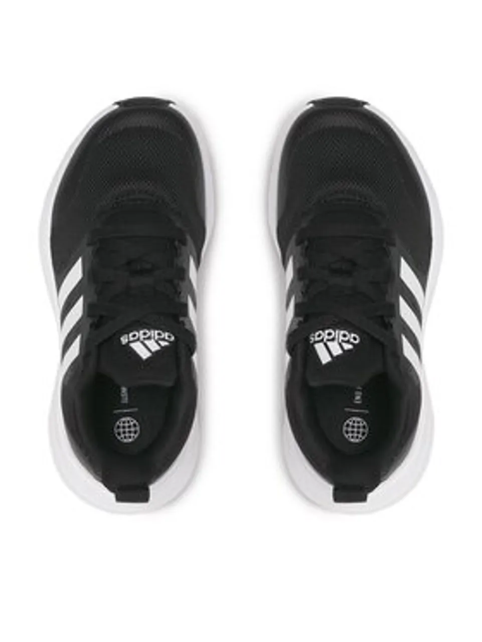 adidas Sneakers Fortarun 2.0 Cloudfoam Sport Running Lace Shoes ID2360 Schwarz