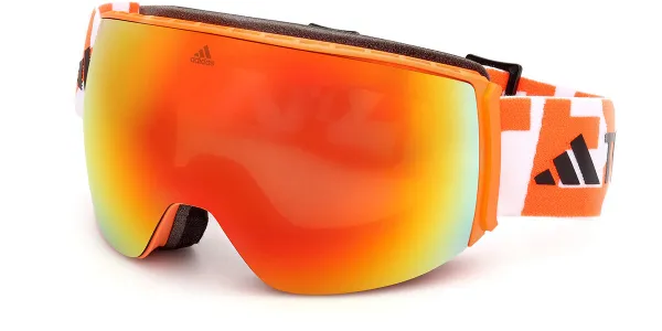 Adidas SP0053 43L Orangene Herren Sonnenbrillen