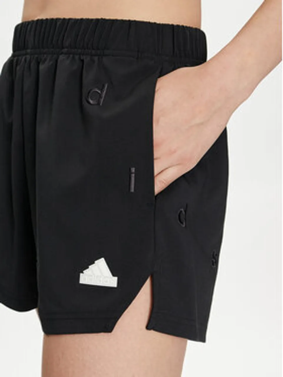 adidas Sportshorts Embroidery IS4315 Schwarz Loose Fit