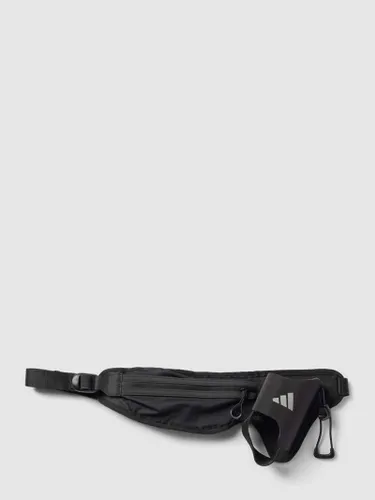ADIDAS SPORTSWEAR Gürteltasche mit Label-Print Modell 'RUN' in Black, Größe One Size