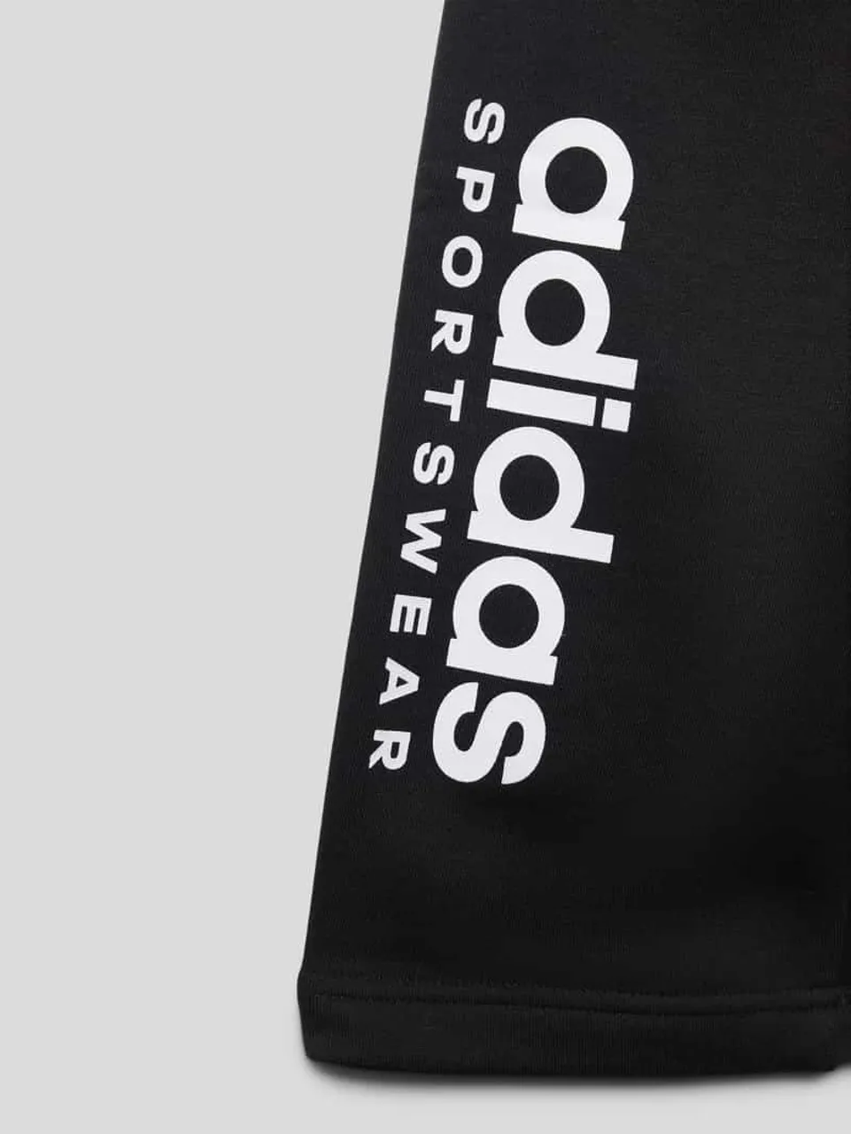 ADIDAS SPORTSWEAR Sweatpants mit Label-Print in Black