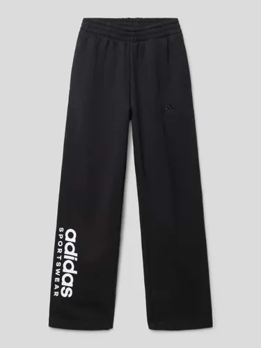 ADIDAS SPORTSWEAR Sweatpants mit Label-Print in Black