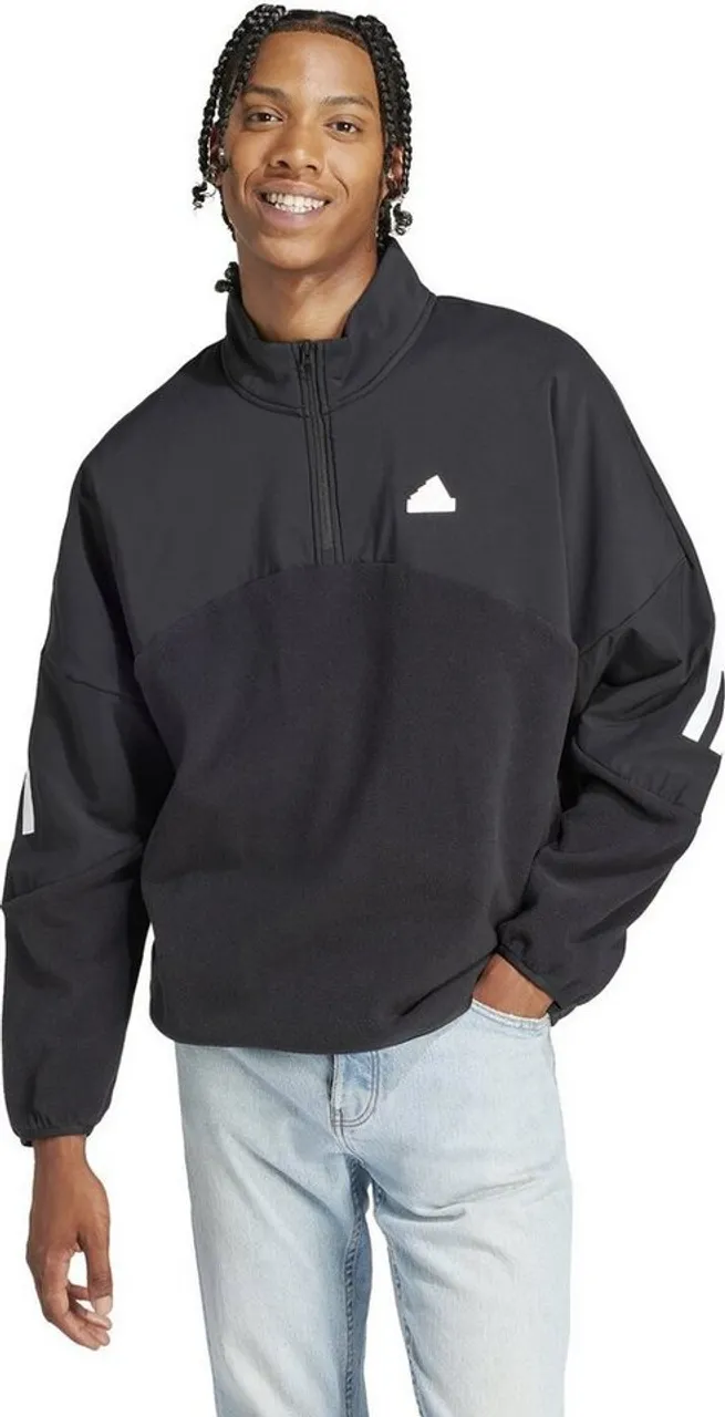adidas Sportswear Sweatshirt M FI 3S 1/4Z Q4 BLACK