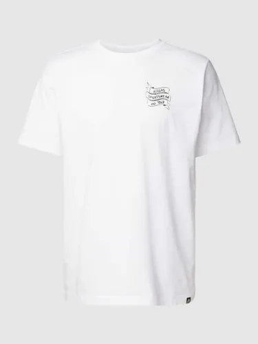 ADIDAS SPORTSWEAR T-Shirt mit Rundhalsausschnitt und Label-Print in Weiss