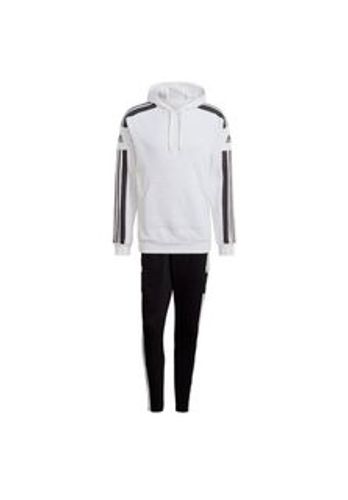 Adidas Squadra 21 Sweat Trainingsanzug Herren mit Hoody WHITE / BLACK L