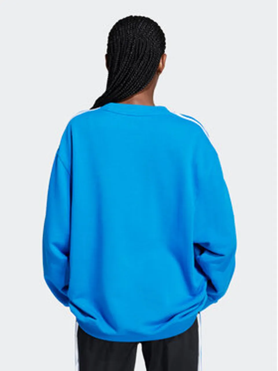 adidas Sweatshirt 3-Stripes IN8488 Blau Oversize
