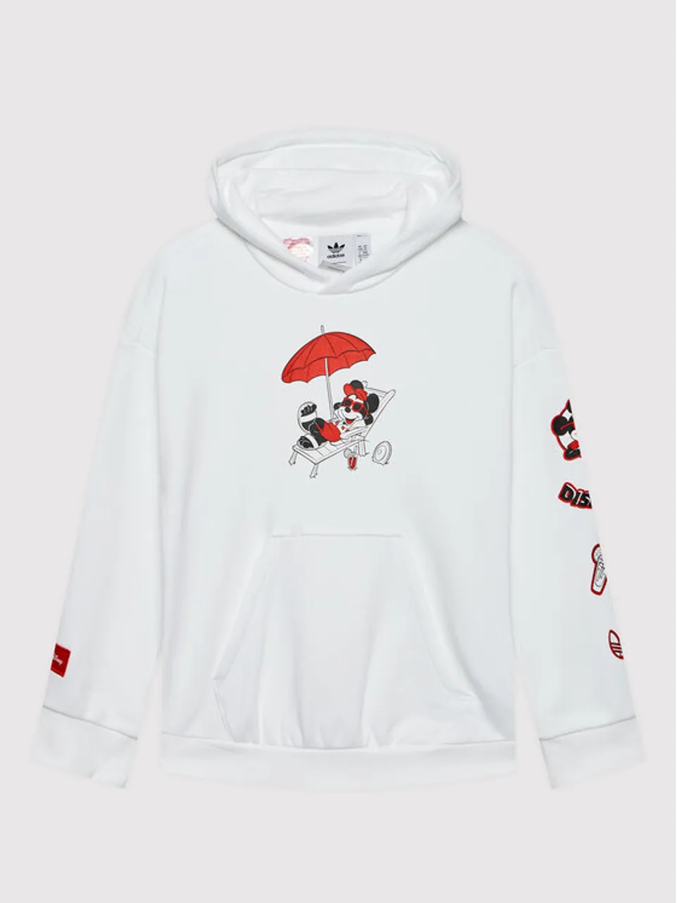 adidas Sweatshirt Disney Mickey And Friends HF7578 Weiß Relaxed Fit