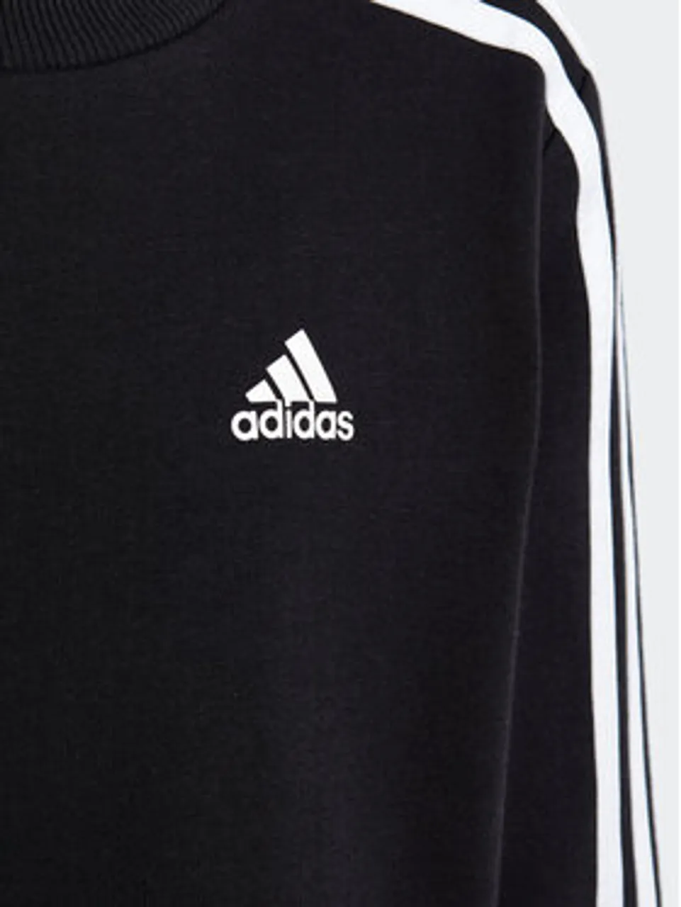 adidas Sweatshirt Essentials 3-Stripes Crewneck Sweatshirt IC9134 Schwarz Regular Fit