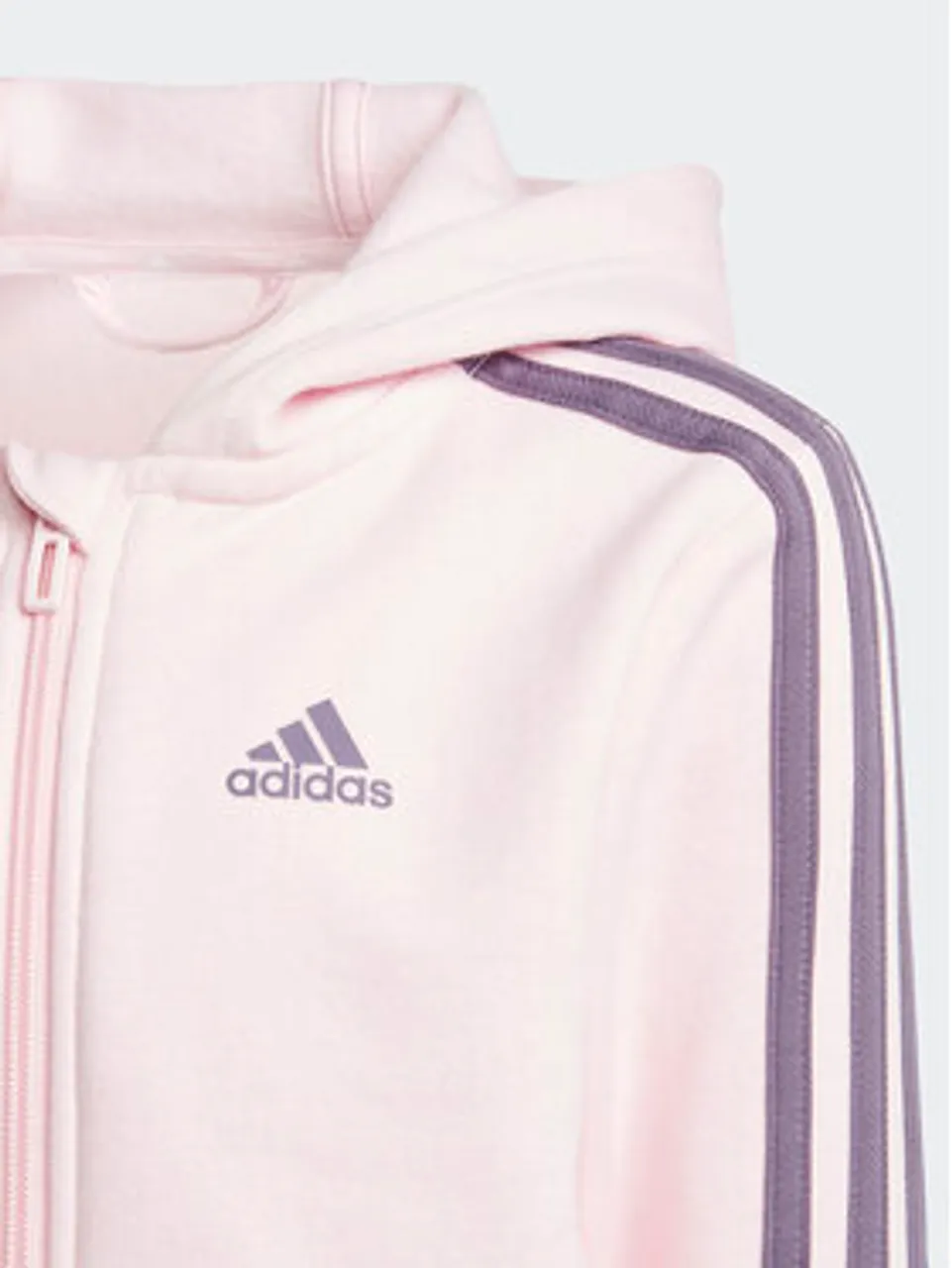 adidas Sweatshirt Essentials 3-Stripes Zip IJ6353 Rosa Regular Fit