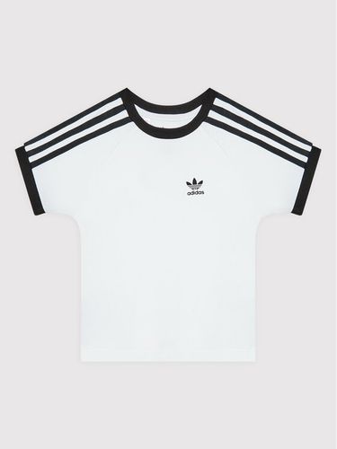 adidas T-Shirt adicolor 3-Stripes HK2912 Weiß Loose Fit