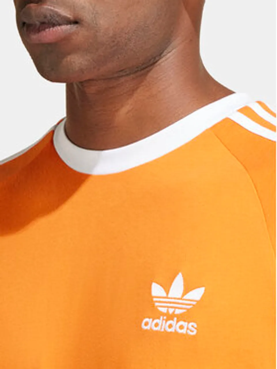adidas T-Shirt adicolor Classics 3-Stripes IM9382 Orange Slim Fit