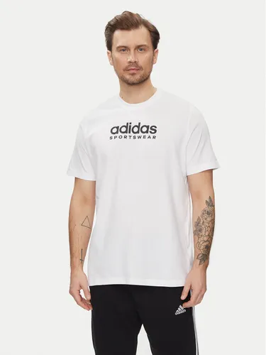 adidas T-Shirt All SZN Graphic T-Shirt IC9821 Weiß Loose Fit