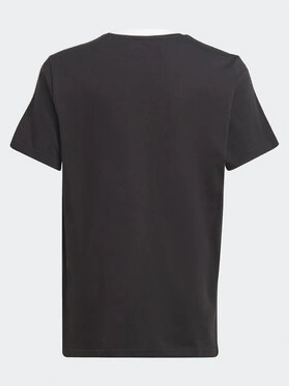 adidas T-Shirt Essentials 3-Stripes Cotton Loose Fit Boyfriend T-Shirt H44670 Schwarz Loose Fit