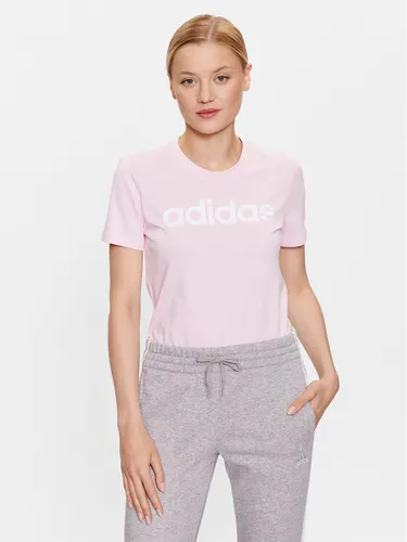 adidas T-Shirt Essentials Slim Logo T-Shirt GL0771 Rosa Slim Fit
