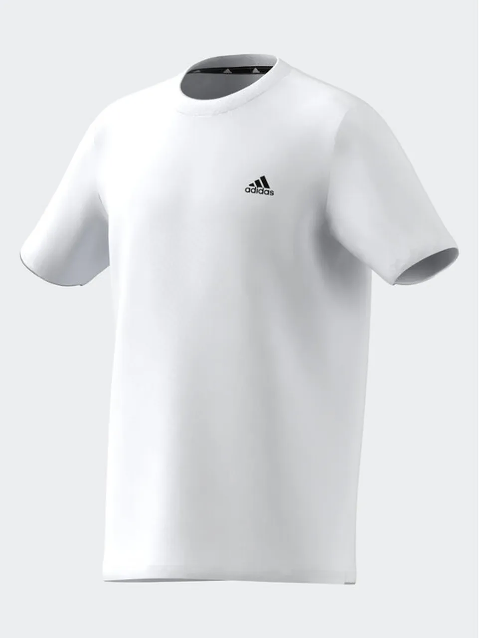 adidas T-Shirt Essentials Small Logo Cotton T-Shirt IB4093 Weiß Regular Fit