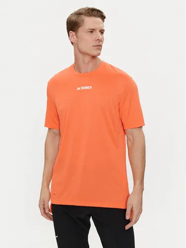 adidas T-Shirt Terrex Multi T-Shirt HZ6259 Orange Regular Fit