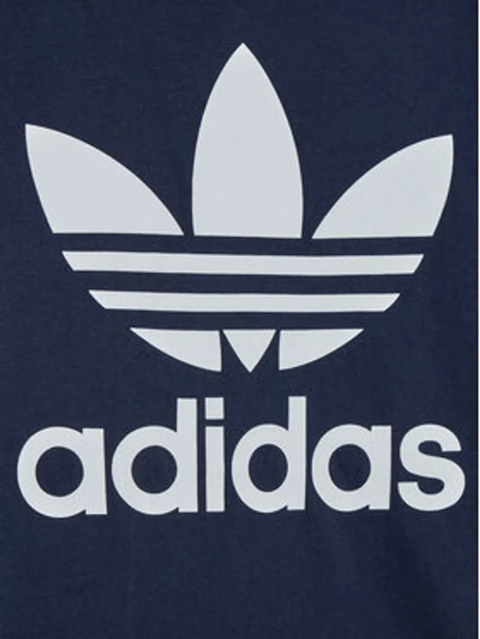 adidas T-Shirt Trefoil HK0260 Dunkelblau Regular Fit