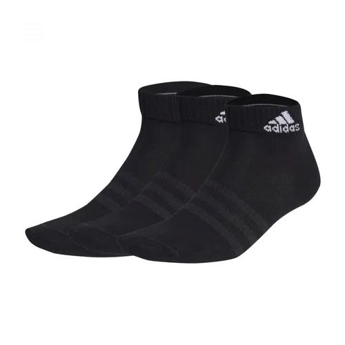Adidas, Thin And Light, Socken (3 Paare), Schwarz-Weiss,