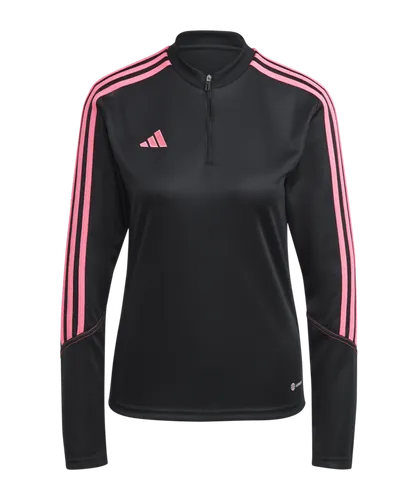 adidas Tiro 23 Club Sweatshirt Damen Schwarz Schwarz Pink