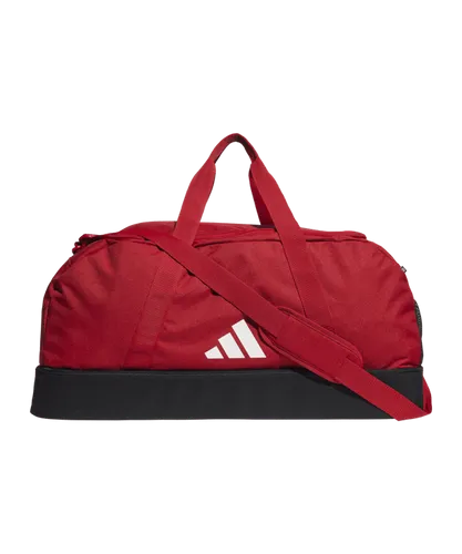 adidas Tiro League Duffel Bag Gr. L Rot Weiss