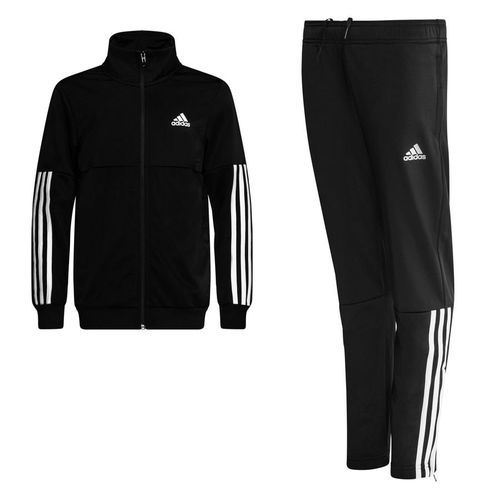 adidas Trainingsanzug 3-Stripes - Schwarz/Weiß Kinder