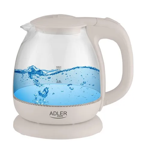 Adler Wasserkocher AD 1283C Glas-Wasserkocher 1.0L