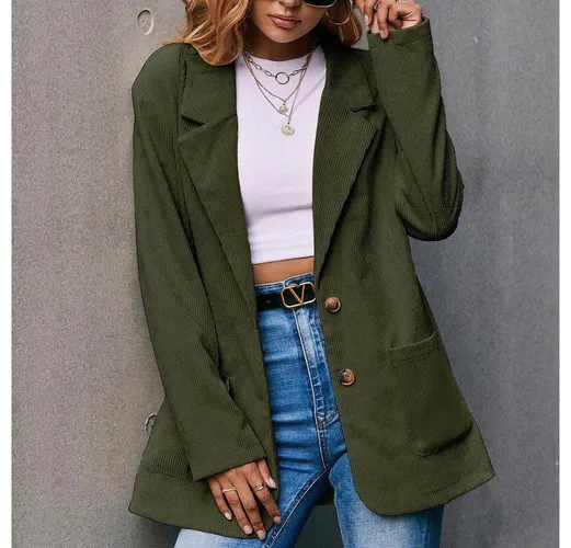 AFAZ New Trading UG Jackenblazer Damen Windjacke Outdoorjacke warm Mantel Funktionsjacke Freizeitjacke