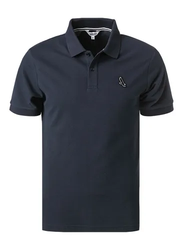 Aigle Herren Polo-Shirt blau Baumwoll-Piqué