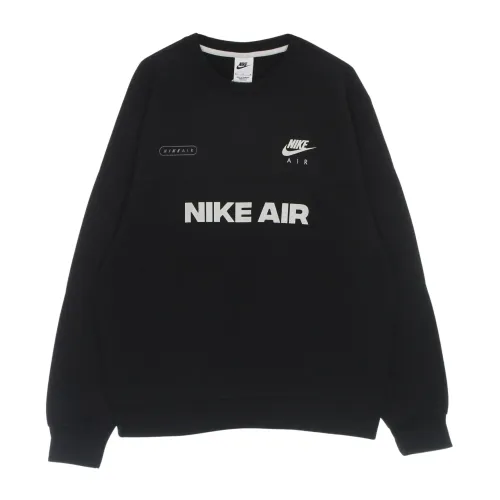 Air Brushed-Back Crewneck Sweatshirt Nike