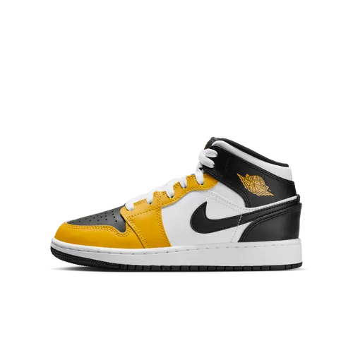 Air Jordan 1 Mid Schuh für ältere Kinder - Gelb