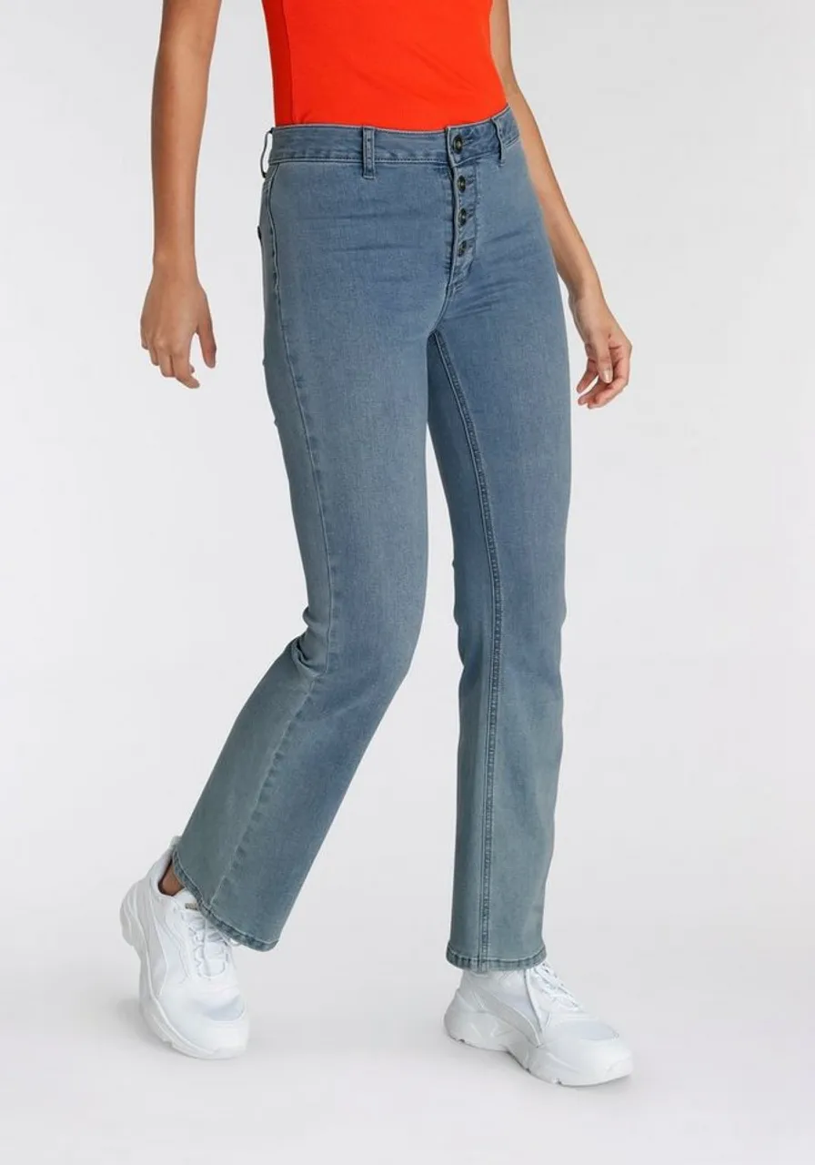 AJC Ankle-Jeans in ausgestellter Bootcut-Form in knöchelfreier Länge