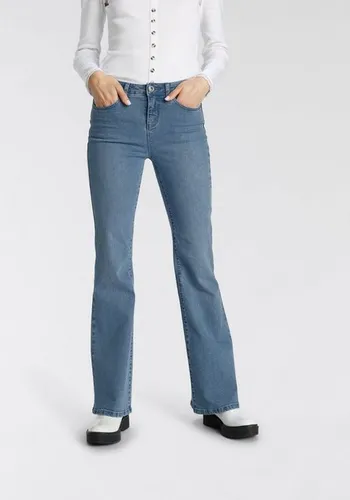 AJC High-waist-Jeans in Flared Form im 5-Pocket-Style