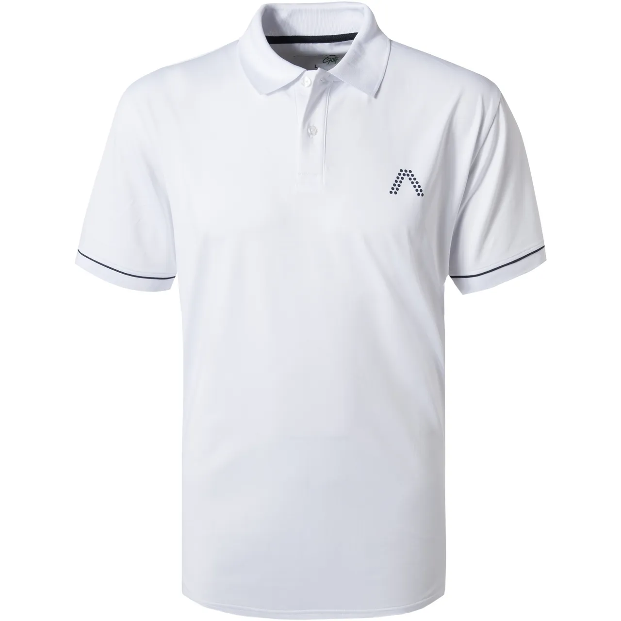 Alberto Golf Herren Polo-Shirt weiß