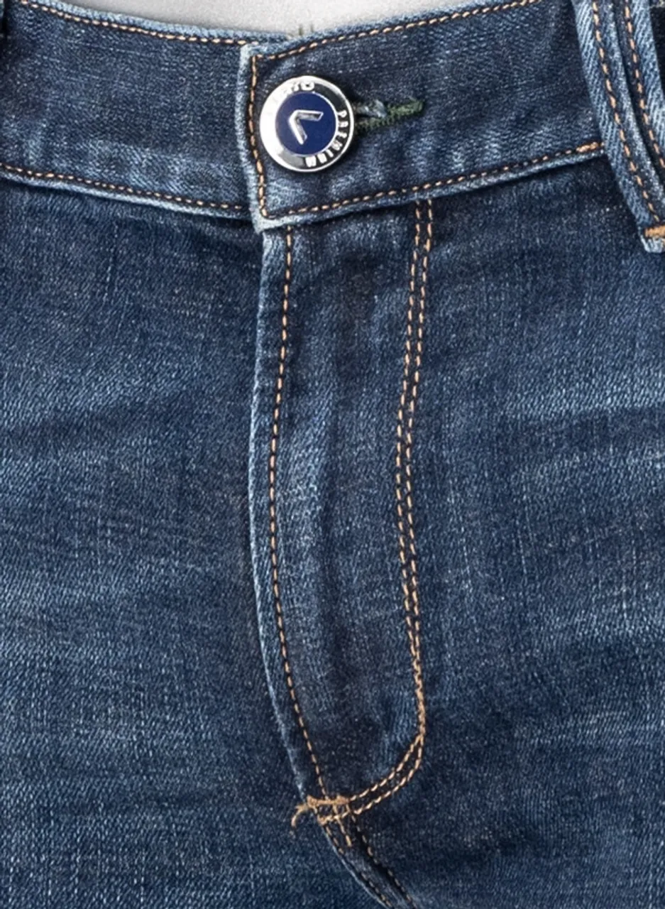 Alberto Herren Jeans blau Baumwolle
