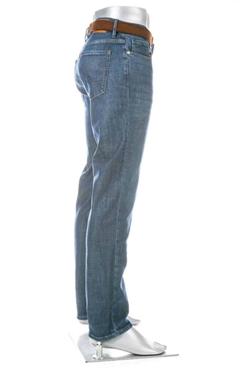 Alberto Herren Jeans blau Cotton Slim Fit
